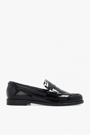 Czarny Skórzane buty typu 'penny loafers' Saint Laurent
